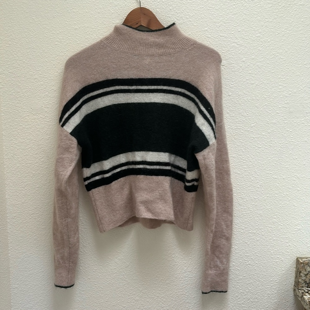 EUC & other stories cropped striped sweater. Size small